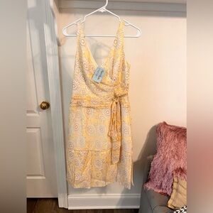 FINAL PRICE NWT Kay Unger by Pret A Porter Floral Dress